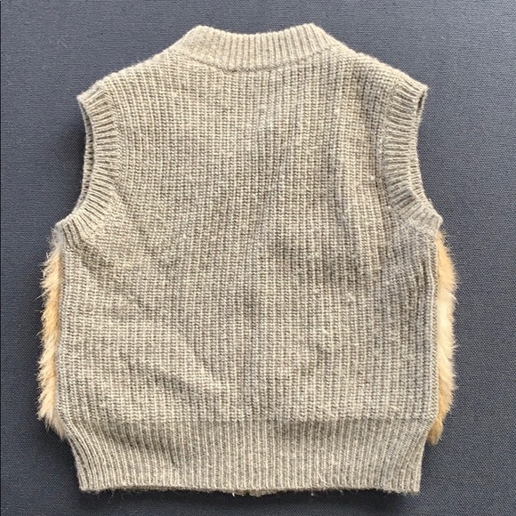 Crewcuts fur vest for toddler - Picture 2 of 5